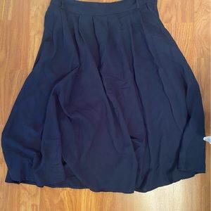 ModCloth tiger Lillie’s skirt- navy, large